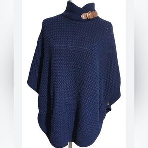 Banana Republic blue poncho sweater size Xsmall . Excellent condition